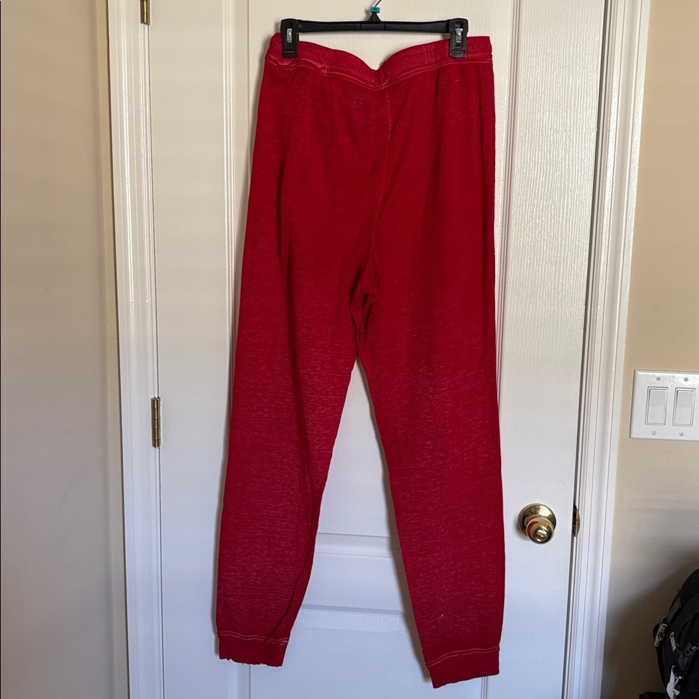 Disney Parks Haunted Mansion Red Jogger Sweat/Sleep Pants - Picture 6 of 6